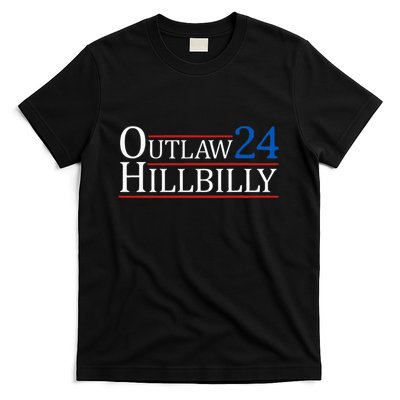 Trump Vance 24 Outlaw Hillbilly Us Flag T-Shirt