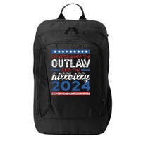 Trump Vance 2024 Donald Trump Jd Vance Outlaw Hillbilly City Backpack