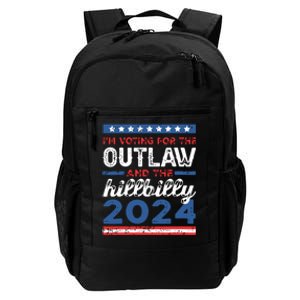 Trump Vance 2024 Donald Trump Jd Vance Outlaw Hillbilly Daily Commute Backpack