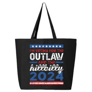 Trump Vance 2024 Donald Trump Jd Vance Outlaw Hillbilly 25L Jumbo Tote