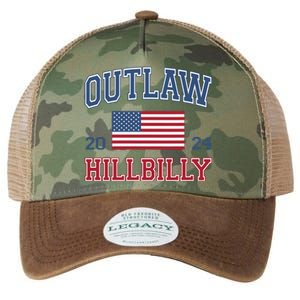 Trump Vance 2024 Donald Trump Jd Vance Outlaw Hillbilly Legacy Tie Dye Trucker Hat