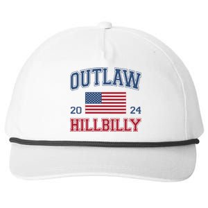 Trump Vance 2024 Donald Trump Jd Vance Outlaw Hillbilly Snapback Five-Panel Rope Hat