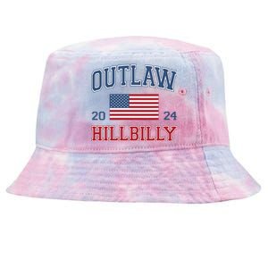 Trump Vance 2024 Donald Trump Jd Vance Outlaw Hillbilly Tie-Dyed Bucket Hat