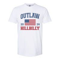 Trump Vance 2024 Donald Trump Jd Vance Outlaw Hillbilly Softstyle CVC T-Shirt