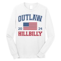 Trump Vance 2024 Donald Trump Jd Vance Outlaw Hillbilly Long Sleeve Shirt