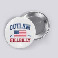 Trump Vance 2024 Donald Trump Jd Vance Outlaw Hillbilly Button