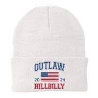 Trump Vance 2024 Donald Trump Jd Vance Outlaw Hillbilly Knit Cap Winter Beanie