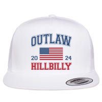 Trump Vance 2024 Donald Trump Jd Vance Outlaw Hillbilly Flat Bill Trucker Hat