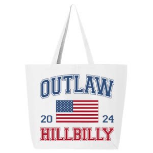 Trump Vance 2024 Donald Trump Jd Vance Outlaw Hillbilly 25L Jumbo Tote