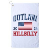 Trump Vance 2024 Donald Trump Jd Vance Outlaw Hillbilly Platinum Collection Golf Towel