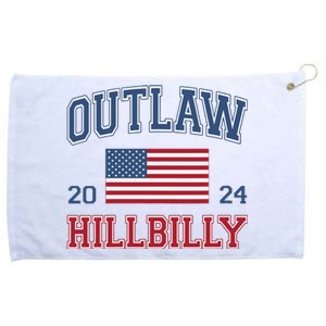 Trump Vance 2024 Donald Trump Jd Vance Outlaw Hillbilly Grommeted Golf Towel