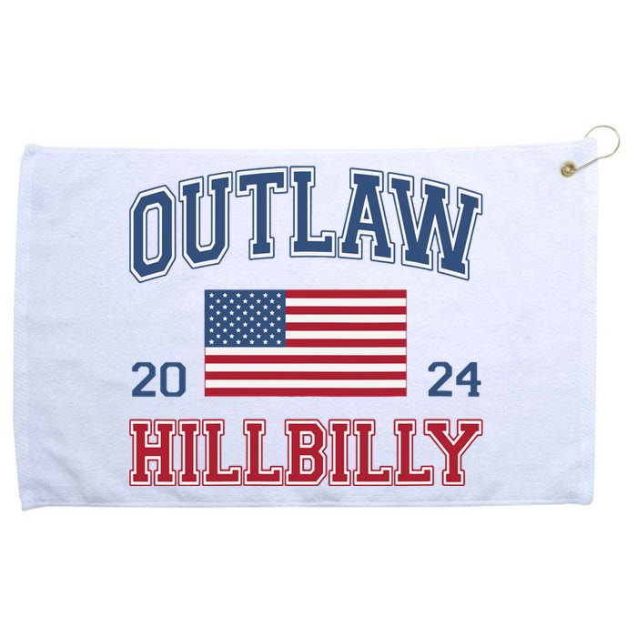 Trump Vance 2024 Donald Trump Jd Vance Outlaw Hillbilly Grommeted Golf Towel