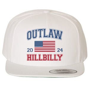 Trump Vance 2024 Donald Trump Jd Vance Outlaw Hillbilly Wool Snapback Cap