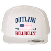 Trump Vance 2024 Donald Trump Jd Vance Outlaw Hillbilly Wool Snapback Cap