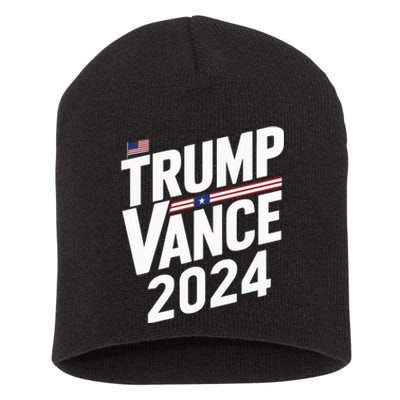 Trump Vance 2024 Election Donald Trump Jd Vance 2024 Short Acrylic Beanie