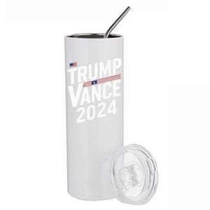 Trump Vance 2024 Election Donald Trump Jd Vance 2024 Stainless Steel Tumbler