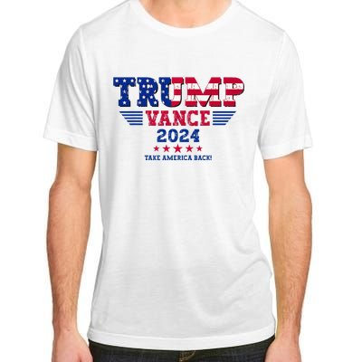 Trump Vance 2024 Take America Back Vice President Election Adult ChromaSoft Performance T-Shirt