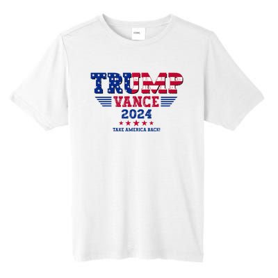 Trump Vance 2024 Take America Back Vice President Election Tall Fusion ChromaSoft Performance T-Shirt