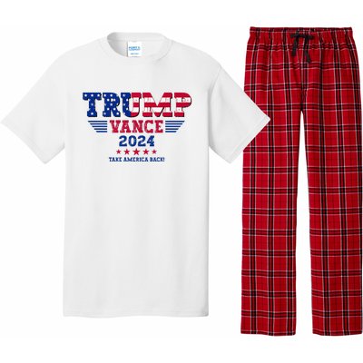 Trump Vance 2024 Take America Back Vice President Election Pajama Set