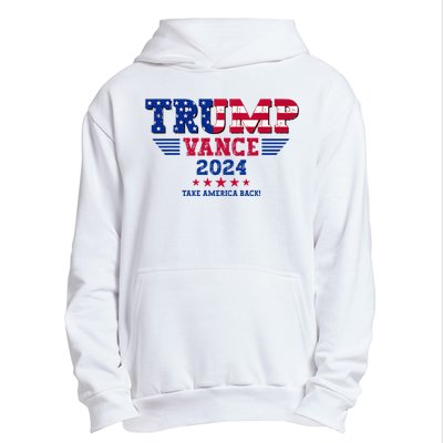 Trump Vance 2024 Take America Back Vice President Election Urban Pullover Hoodie