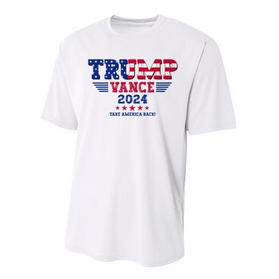 Trump Vance 2024 Take America Back Vice President Election Performance Sprint T-Shirt