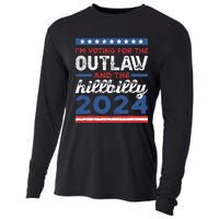 Trump Vance 2024 Outlaw Hillbilly Vintage Us Flag Cooling Performance Long Sleeve Crew