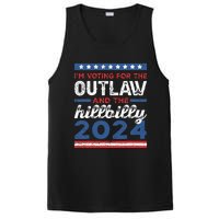 Trump Vance 2024 Outlaw Hillbilly Vintage Us Flag PosiCharge Competitor Tank