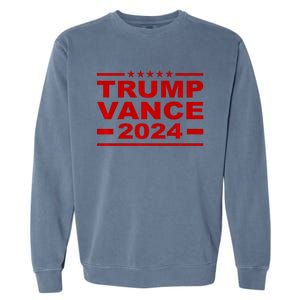 Trump Vance 2024 For President Vp Usa Election Patriotic Garment-Dyed Sweatshirt