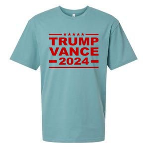 Trump Vance 2024 For President Vp Usa Election Patriotic Sueded Cloud Jersey T-Shirt