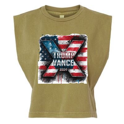 Trump Vance 2024 X Design Garment-Dyed Women's Muscle Tee