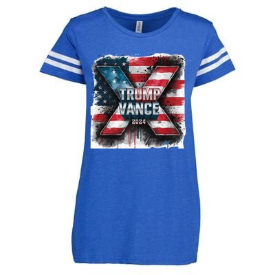 Trump Vance 2024 X Design Enza Ladies Jersey Football T-Shirt