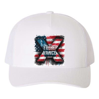 Trump Vance 2024 X Design Yupoong Adult 5-Panel Trucker Hat