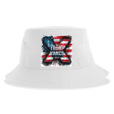 Trump Vance 2024 X Design Sustainable Bucket Hat