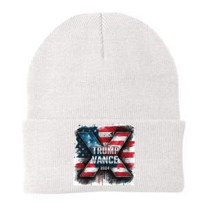 Trump Vance 2024 X Design Knit Cap Winter Beanie