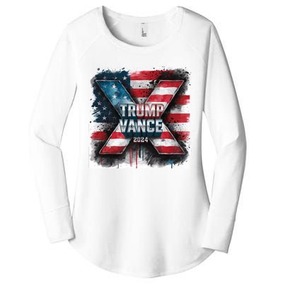 Trump Vance 2024 X Design Women's Perfect Tri Tunic Long Sleeve Shirt