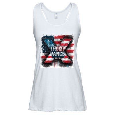 Trump Vance 2024 X Design Ladies Essential Flowy Tank