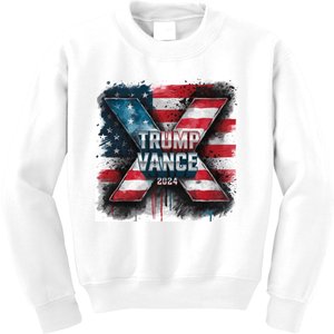 Trump Vance 2024 X Design Kids Sweatshirt