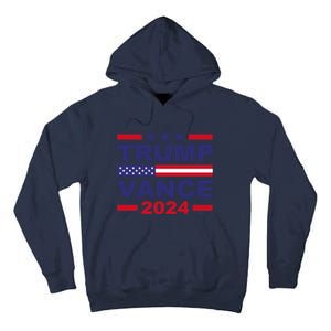 Trump Vance 2024 For President Vp Usa Election Patriotic Tall Hoodie