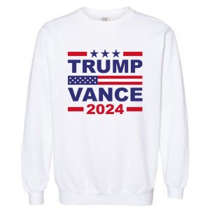 Trump Vance 2024 For President Vp Usa Election Patriotic Garment-Dyed Sweatshirt