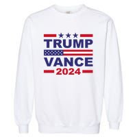 Trump Vance 2024 For President Vp Usa Election Patriotic Garment-Dyed Sweatshirt