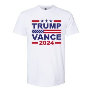 Trump Vance 2024 For President Vp Usa Election Patriotic Softstyle CVC T-Shirt