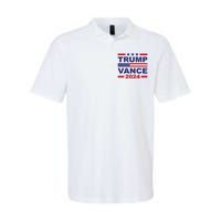 Trump Vance 2024 For President Vp Usa Election Patriotic Softstyle Adult Sport Polo