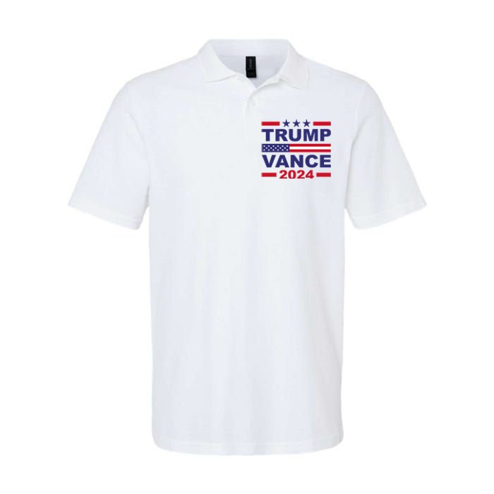 Trump Vance 2024 For President Vp Usa Election Patriotic Softstyle Adult Sport Polo