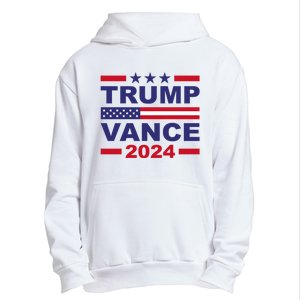 Trump Vance 2024 For President Vp Usa Election Patriotic Urban Pullover Hoodie