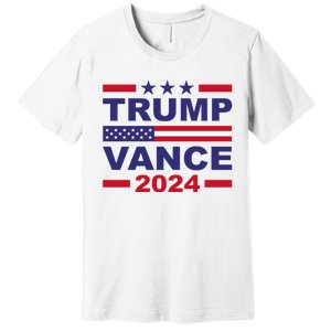 Trump Vance 2024 For President Vp Usa Election Patriotic Premium T-Shirt