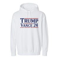 Trump Vance 24 Vintage 2024 Garment-Dyed Fleece Hoodie