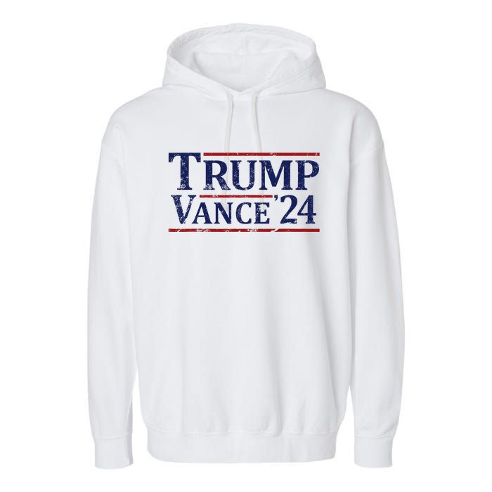 Trump Vance 24 Vintage 2024 Garment-Dyed Fleece Hoodie