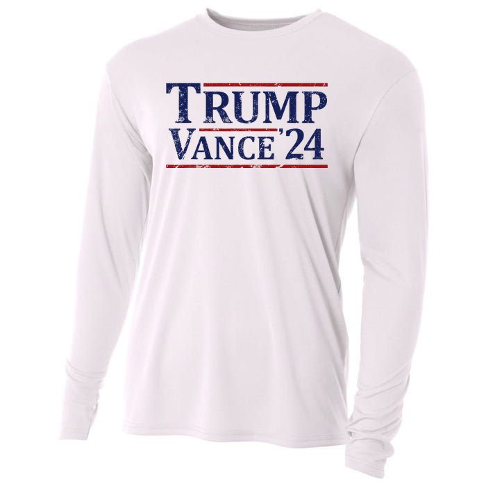 Trump Vance 24 Vintage 2024 Cooling Performance Long Sleeve Crew