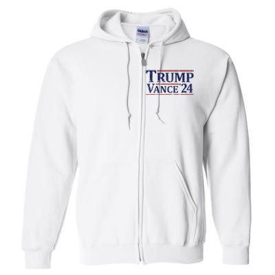 Trump Vance 24 Vintage 2024 Full Zip Hoodie