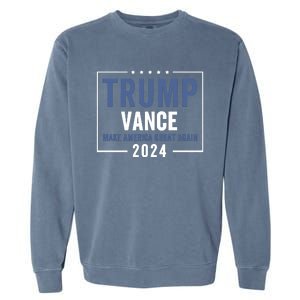 Trump Vance 2024 Election Donald Trump Jd Vance 2024 Garment-Dyed Sweatshirt